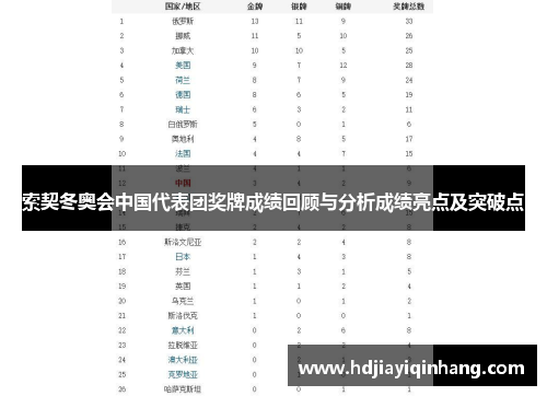索契冬奥会中国代表团奖牌成绩回顾与分析成绩亮点及突破点