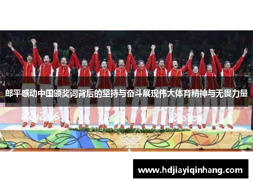 郎平感动中国颁奖词背后的坚持与奋斗展现伟大体育精神与无畏力量